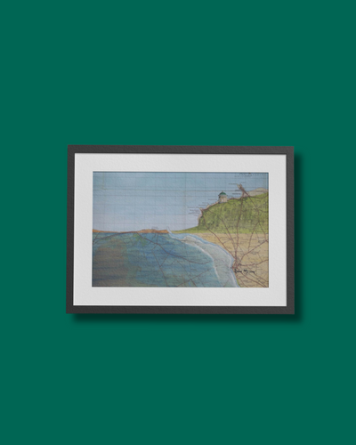 Downhill Strand Art Print | Rosie's Easel