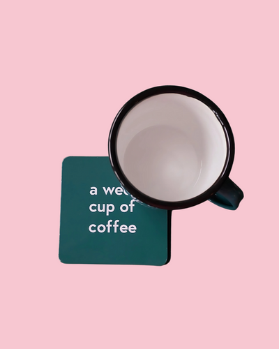 A Wee Cup Of Coffee Mug & Coaster Set | Born & Bred