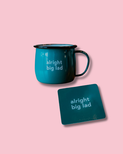 Alright Big Lad Mug & Coaster Set | Born & Bred