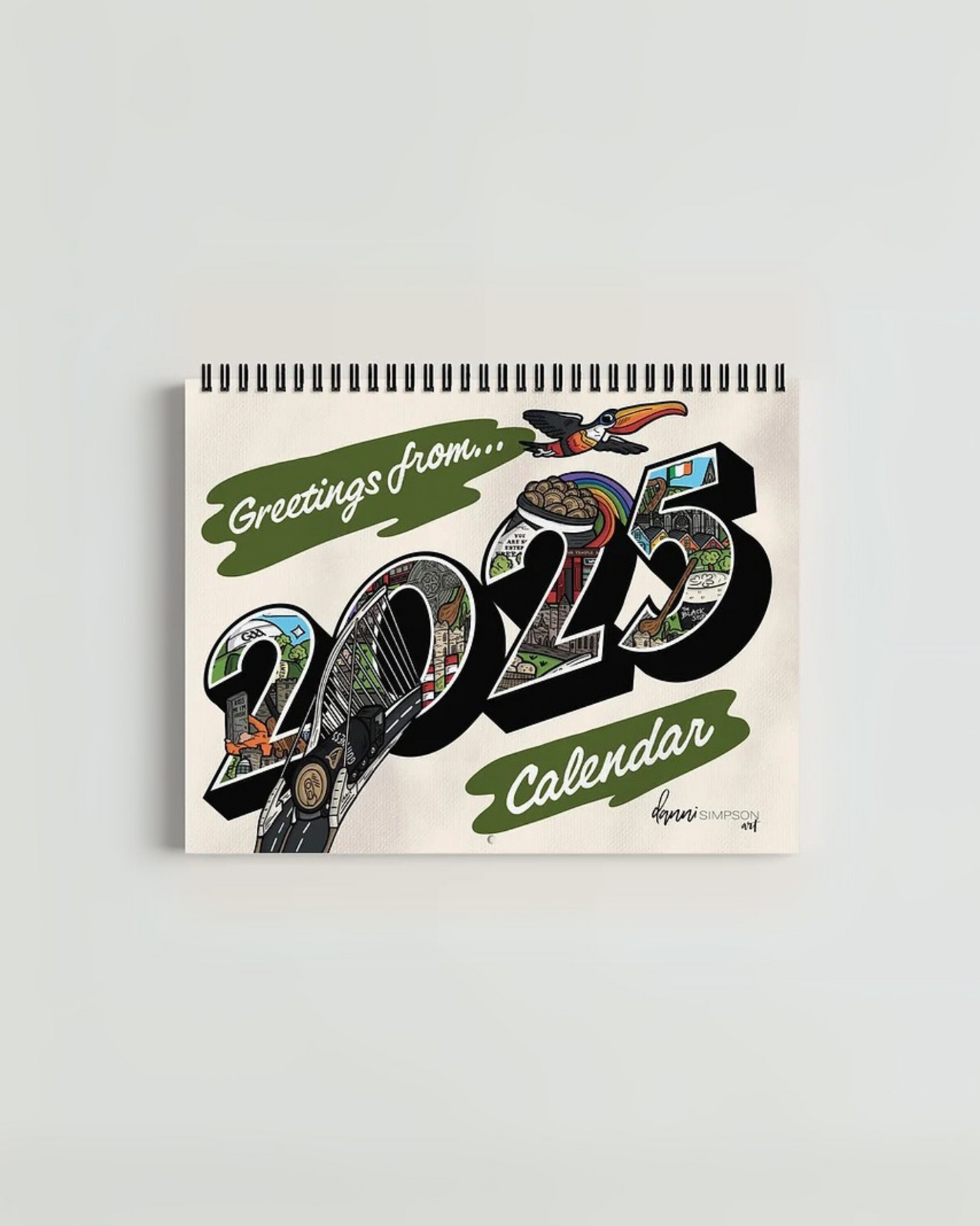 2025 A4 Wall Calendar | Danni Simpson Art