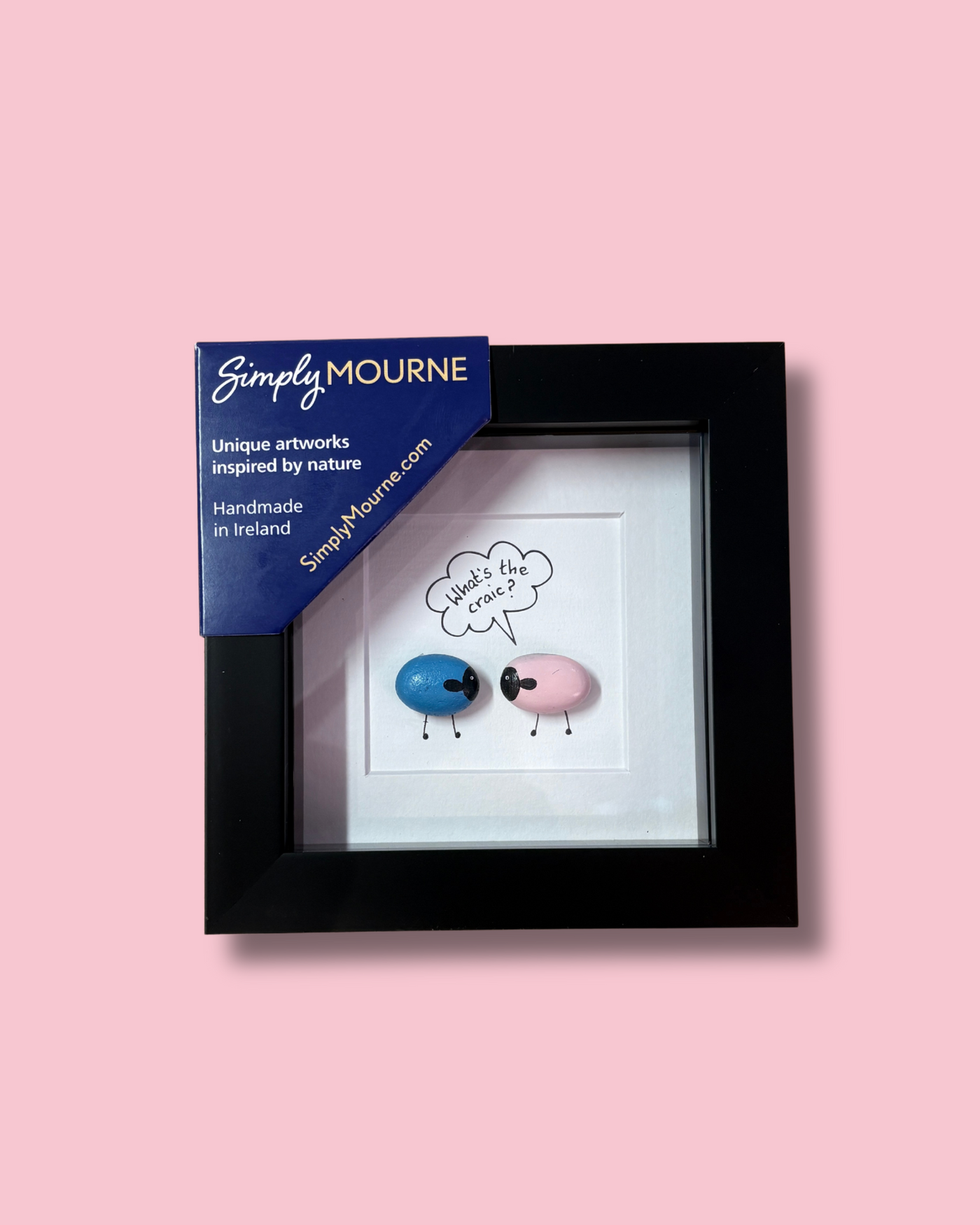 What's The Craic? Sheep Pebble Art | Simply Mourne