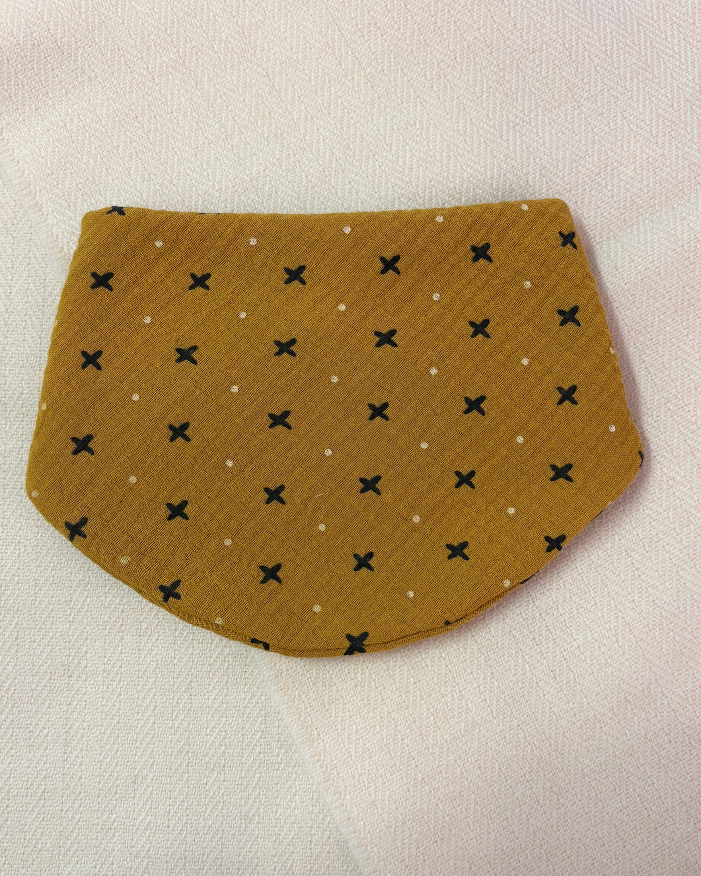 Yellow Cross Bib | Milk & Joy