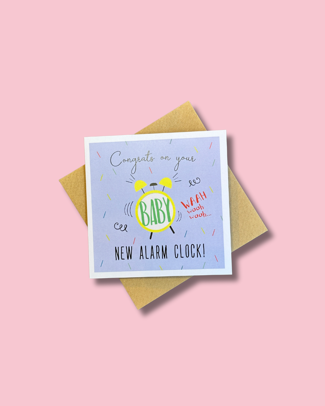 New Alarm Clock Card