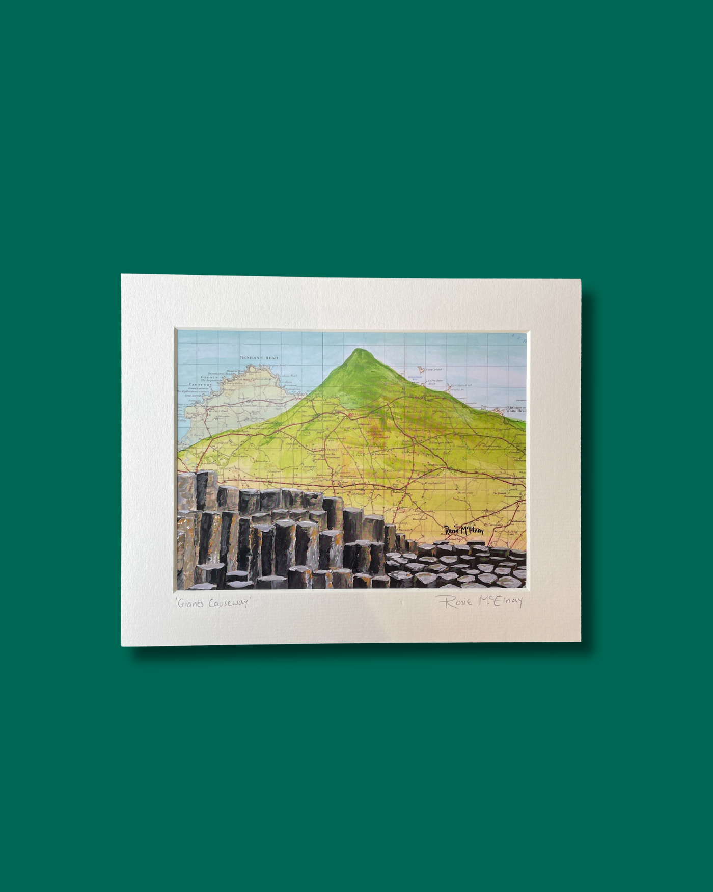 Giants Causeway Art Print | Rosie's Easel