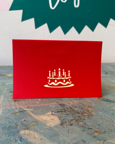 Birthday Cake Pop Up Card | Paper Bearj