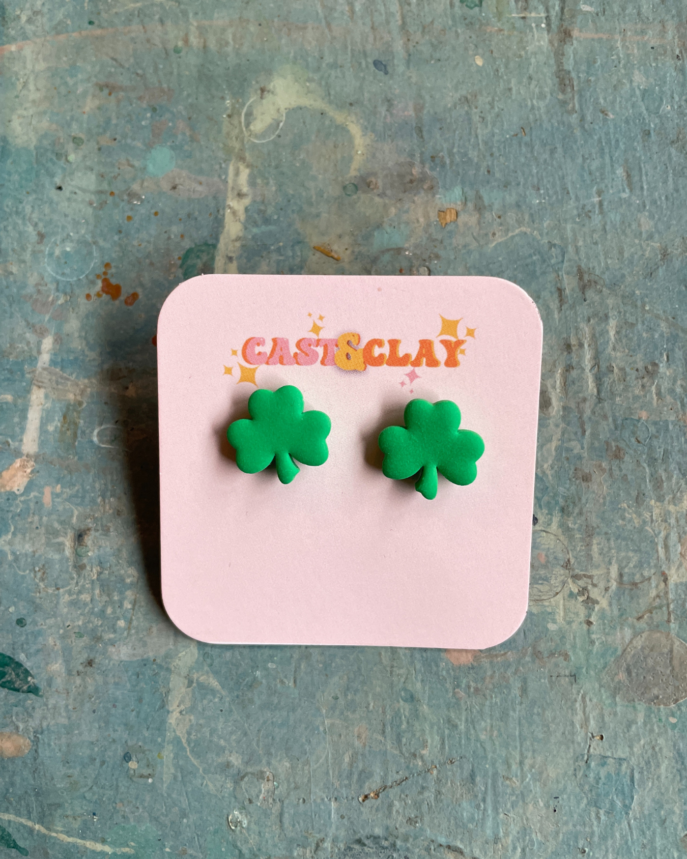 Shamrock Studs