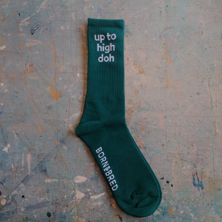 Green Up To High Doh Socks
