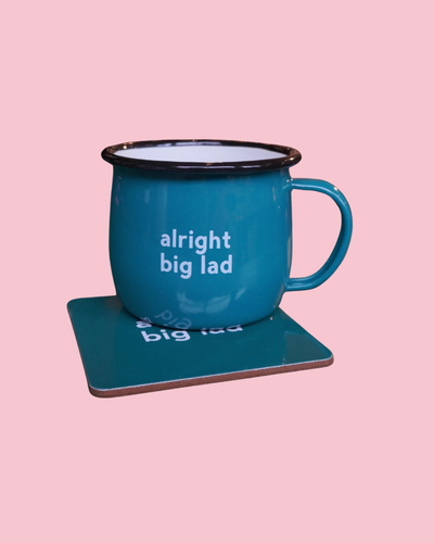 Alright Big Lad Mug & Coaster Set | Born & Bred