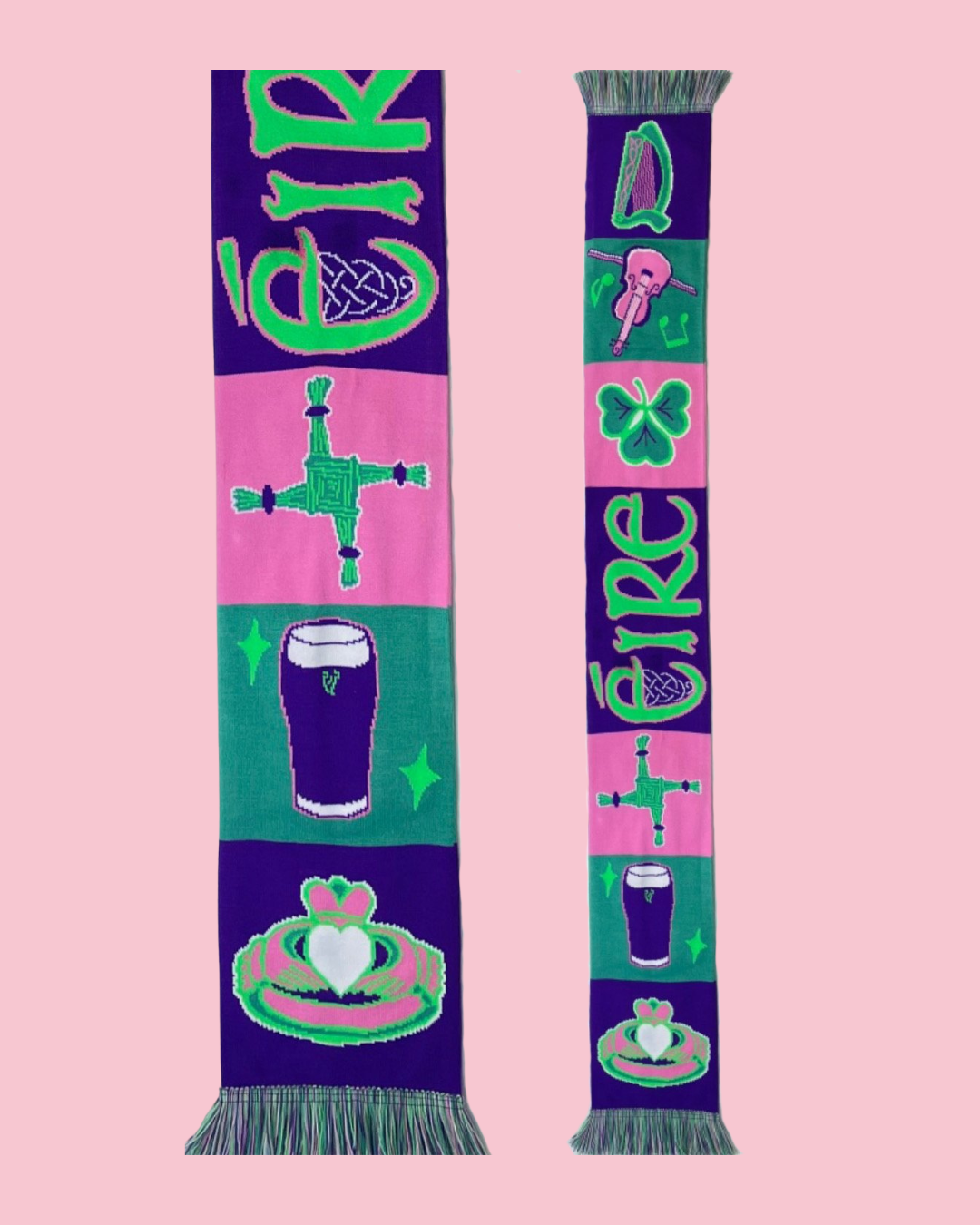 Symbols of Éire Scarf | Aoife Cawley Art