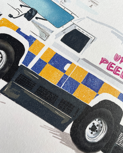 Uppa Peelers PSNI Print | Dearbhail Designs