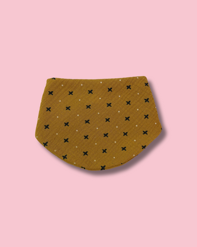 Yellow Cross Bib | Milk & Joy