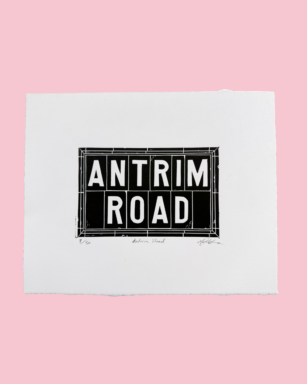 Antrim Road Print | Nine Glens Art