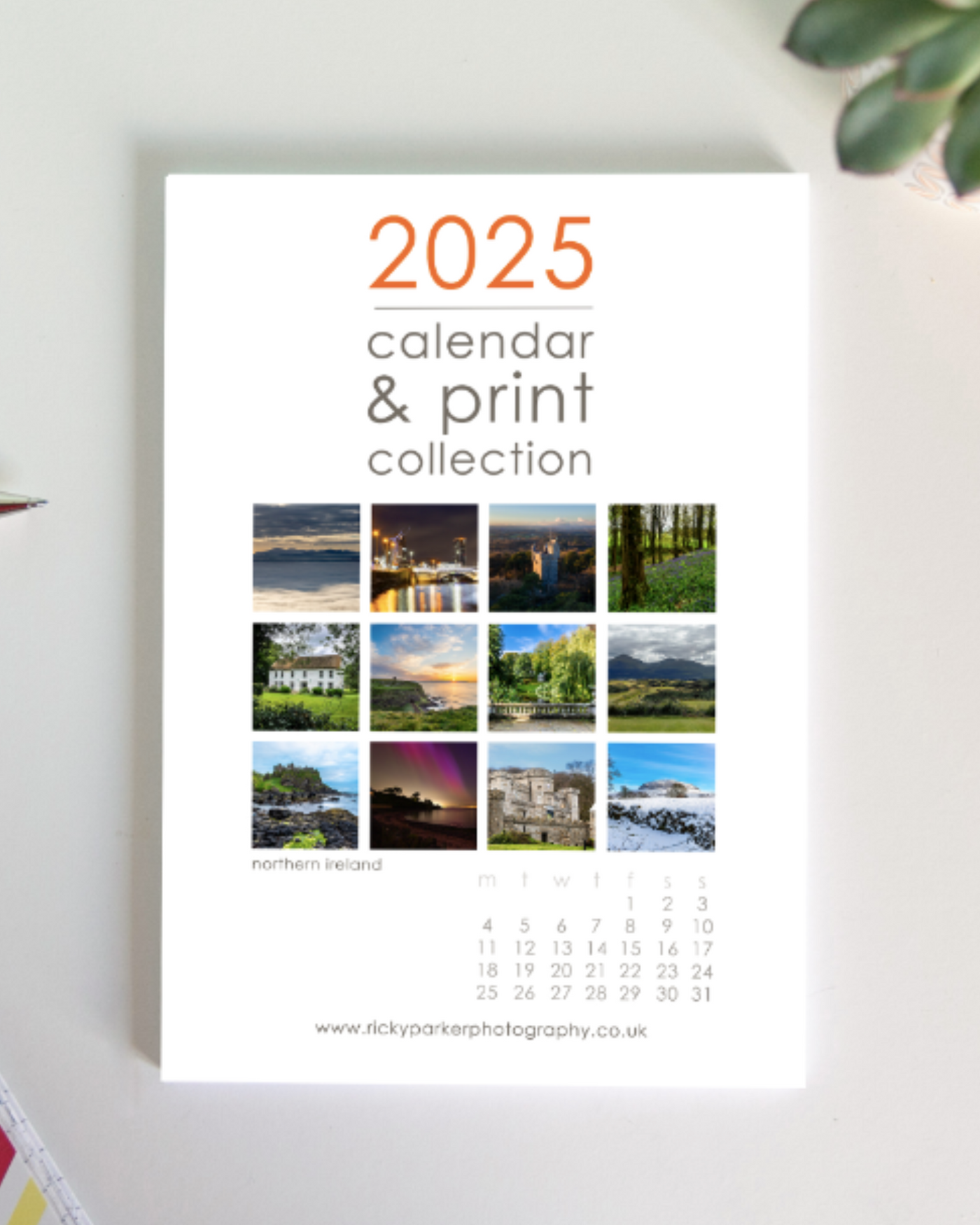 2025 Northern Ireland Calendar | Large | Ricky Parker