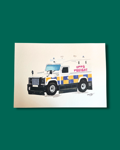 Uppa Peelers PSNI Print | Dearbhail Designs