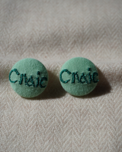 Craic Button Earrings | Breezita