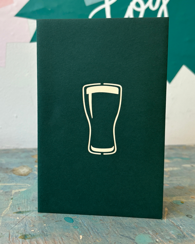 Pint Of Stout Pop Up Card | Paper Bear