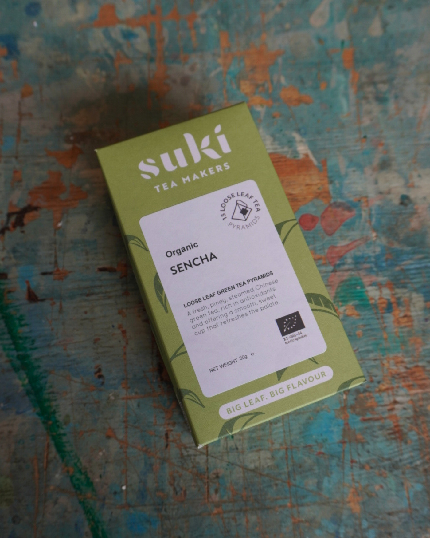 Organic Green Tea Sencha Tea Pyramids | Suki Tea