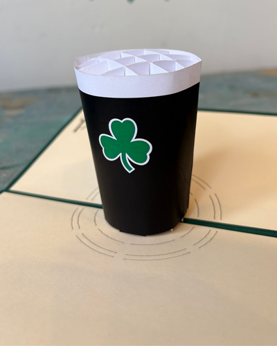Pint Of Stout Pop Up Card | Paper Bear