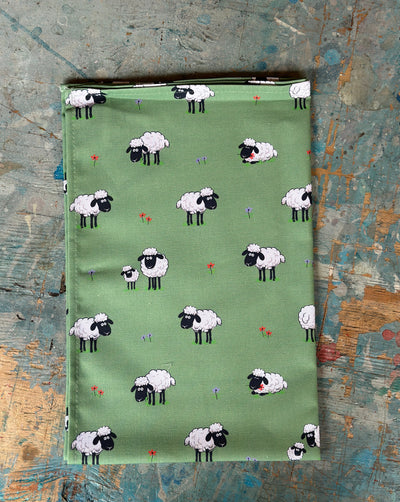 Fluffy Flock Sheep Tea Towel