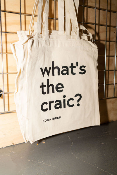 ¿Qué es The Craic? Bolsa de tela