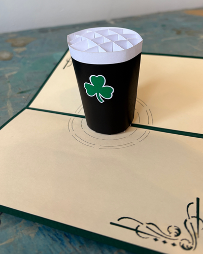 Pint Of Stout Pop Up Card | Paper Bear
