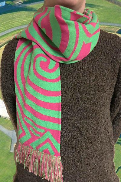 Neo(n)lithic Scarf | Aoife Cawley Art