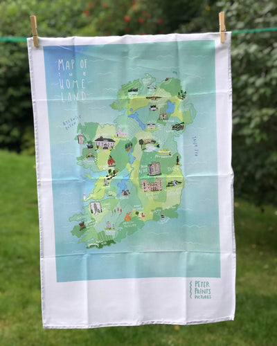 Map of the Homeland Tea Towel