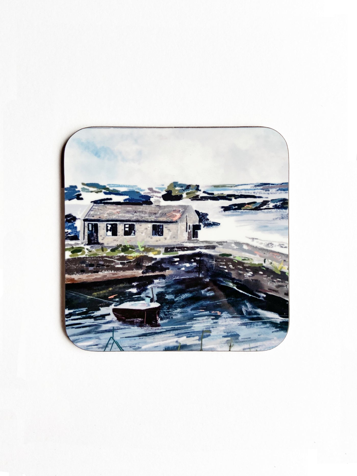 Ballintoy Harbour Coaster | Lauren Kelso Illustrator