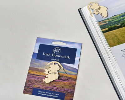 Bamboo Map Of Ireland Bookmark