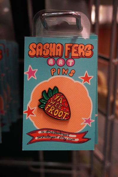 Ya Wee Froot Pin | Sasha Ferg Art