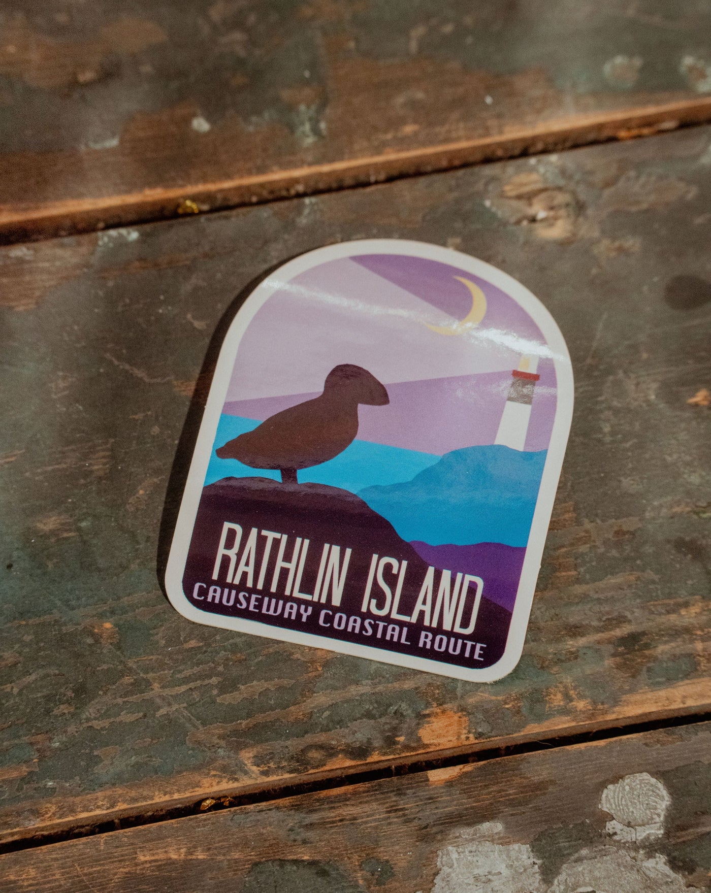 Rathlin Island Sticker | Sasha Ferg Art
