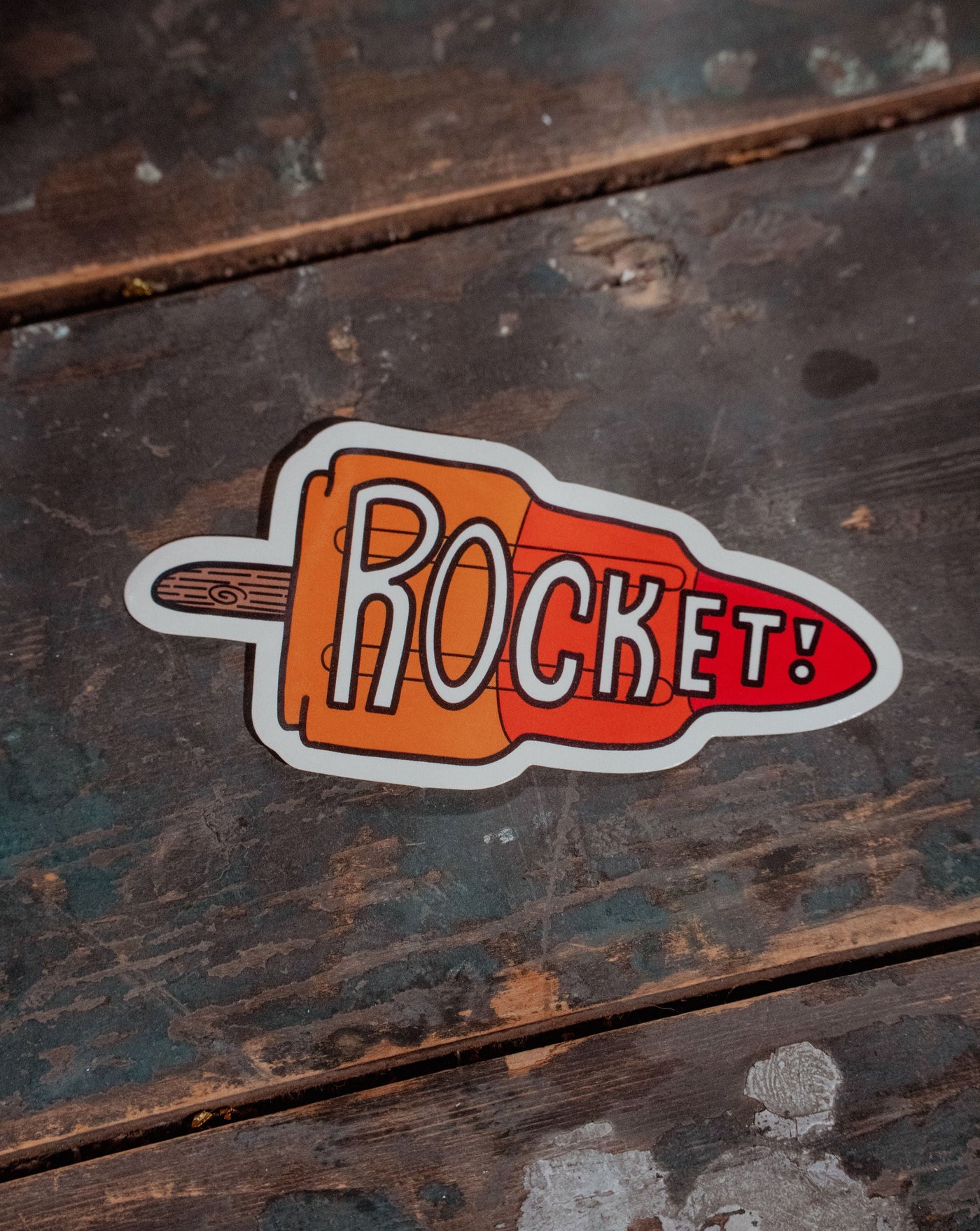 Rocket Lolly Sticker | Sasha Ferg Art