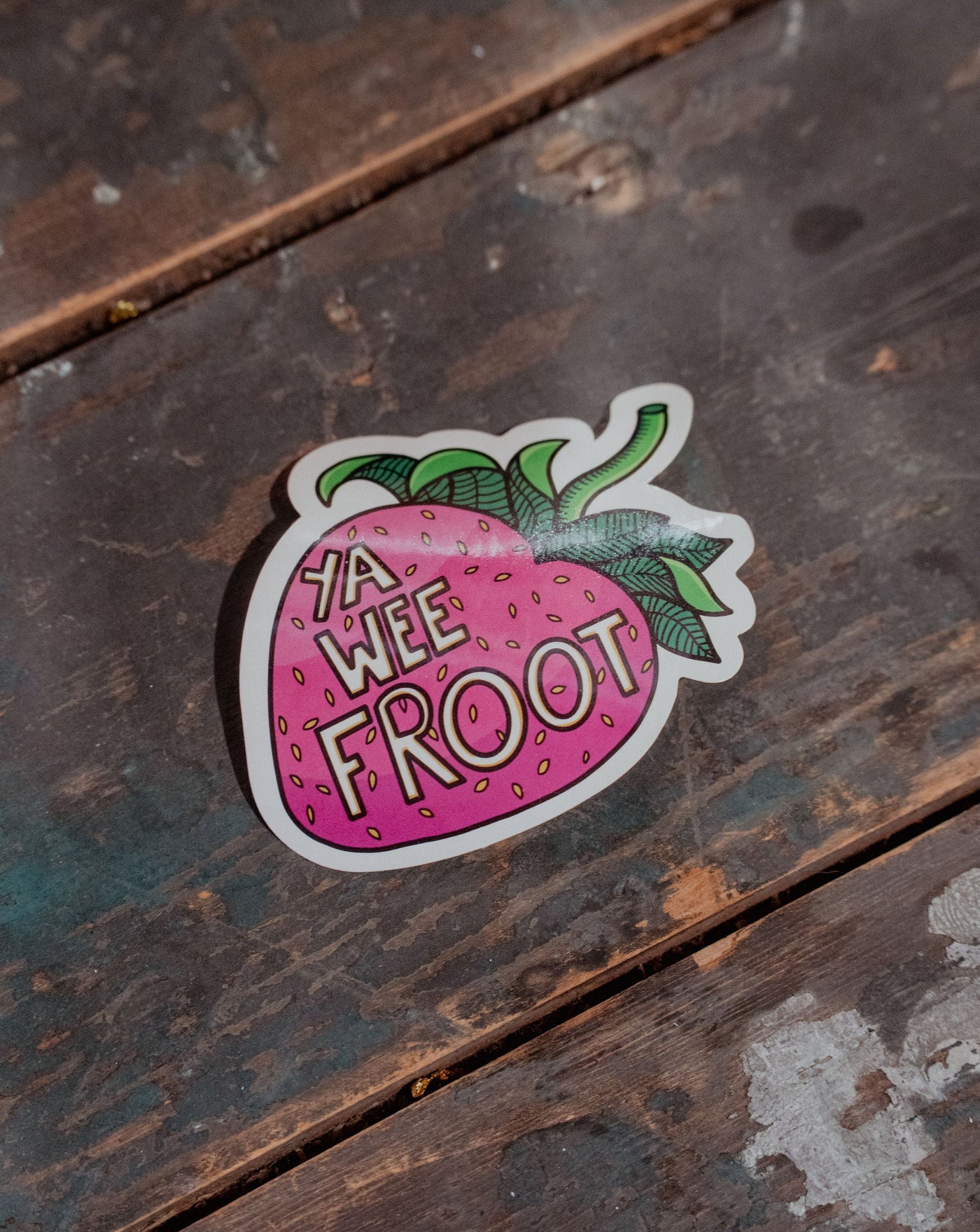 Ya Wee Froot Sticker | Sasha Ferg Art