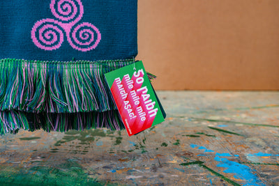 Pink & Green Scarf | Eimear Alice