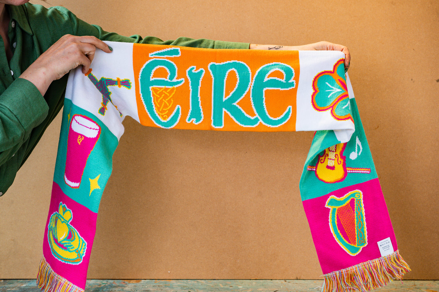 Symbols of Éire Scarf | Aoife Cawley Art
