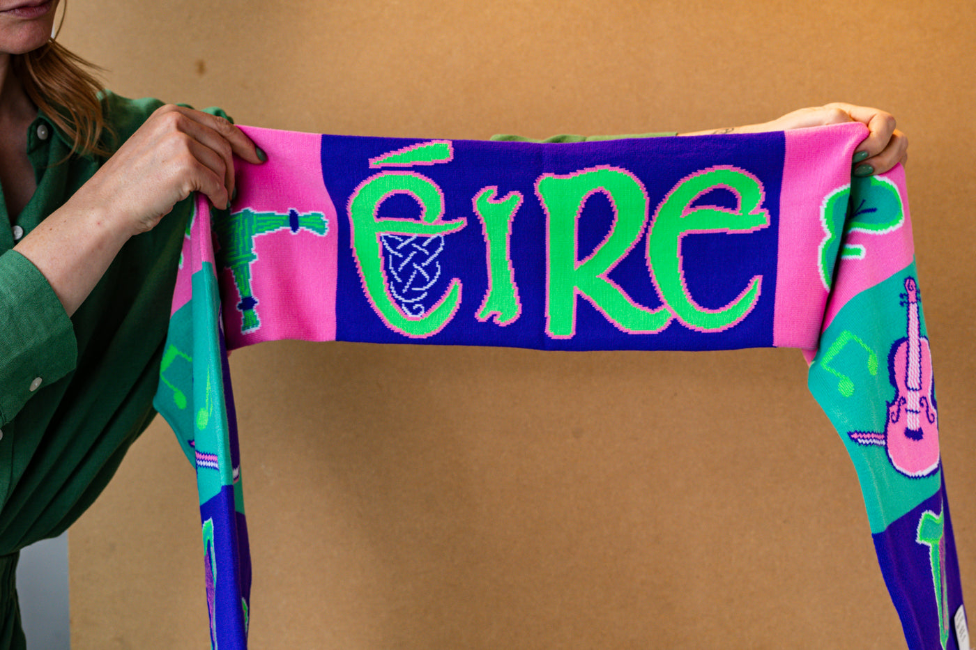 Symbols of Éire Scarf | Aoife Cawley Art