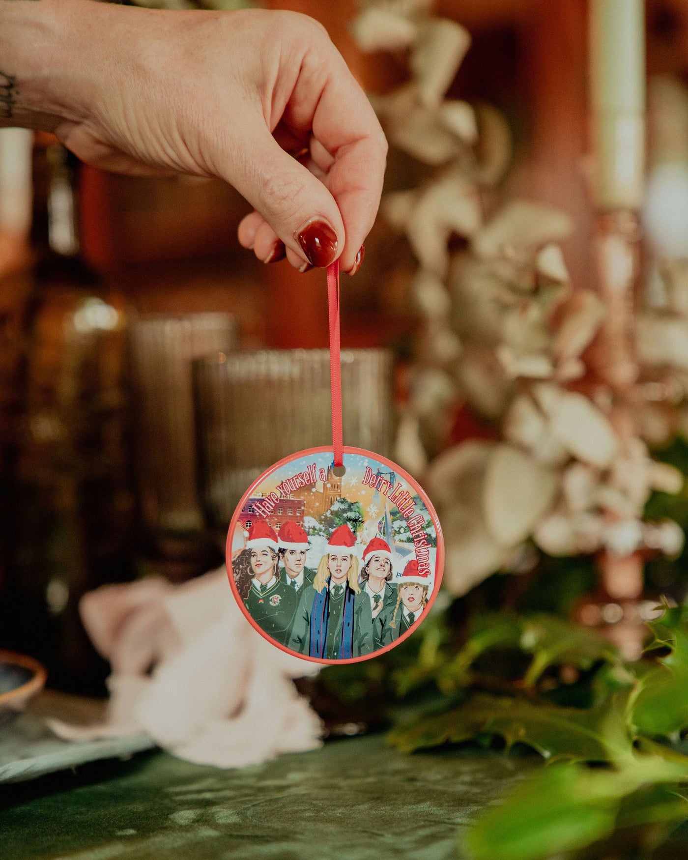 Decoración navideña para niñas de Derry