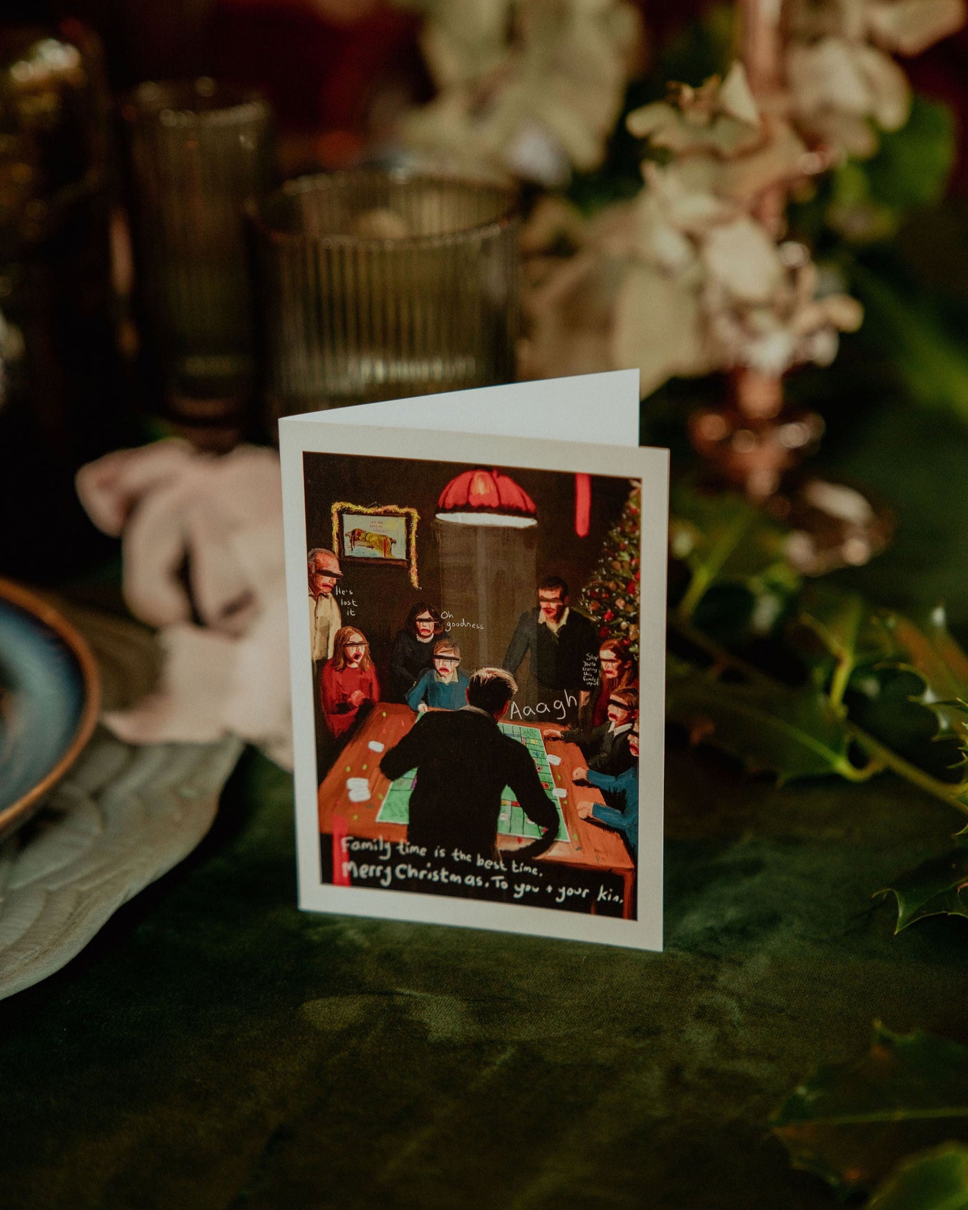 Los asados ​​están listos | Tarjeta de Navidad