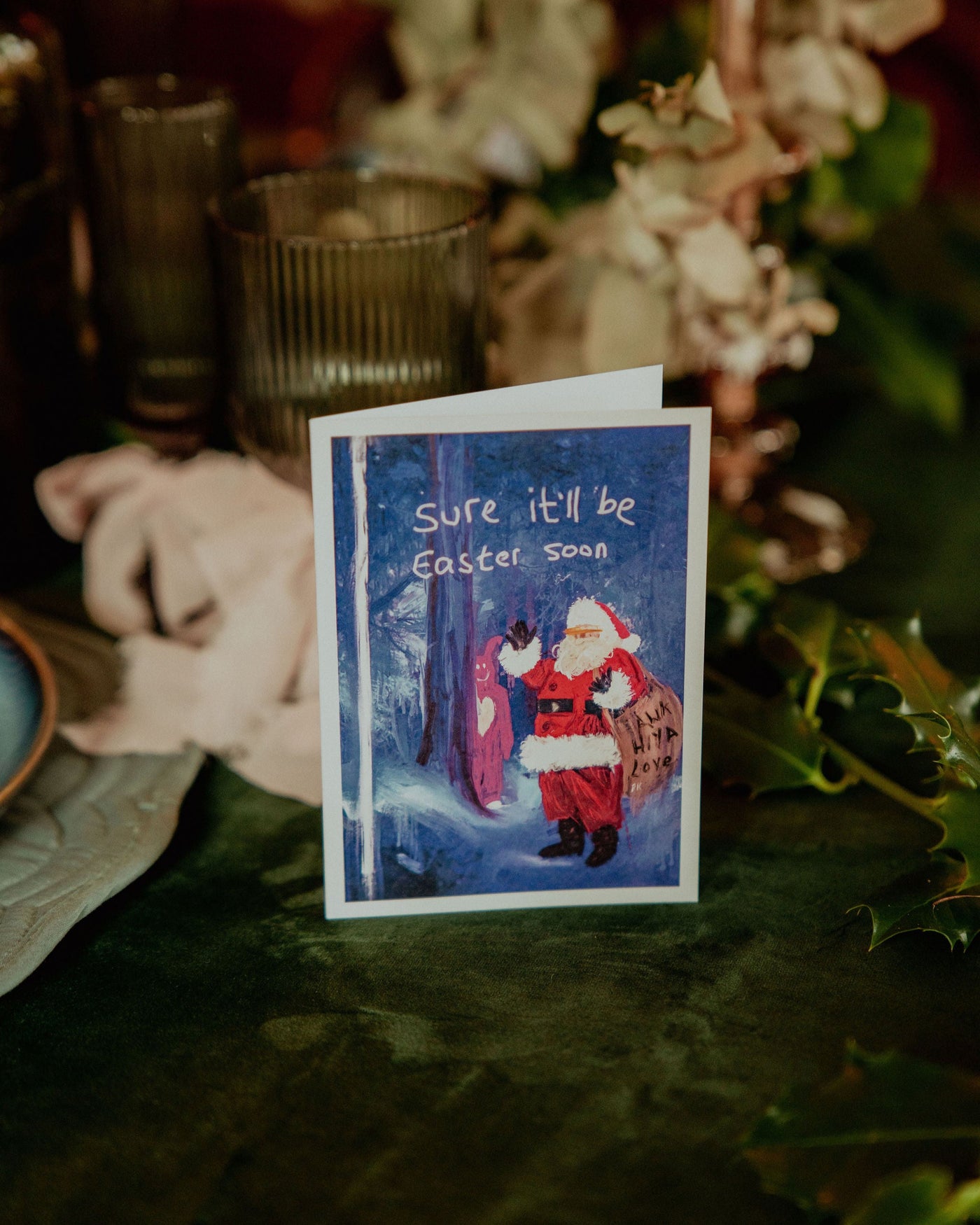 It'll Be Easter Soon Christmas Card | Ricky Drew A Piccy