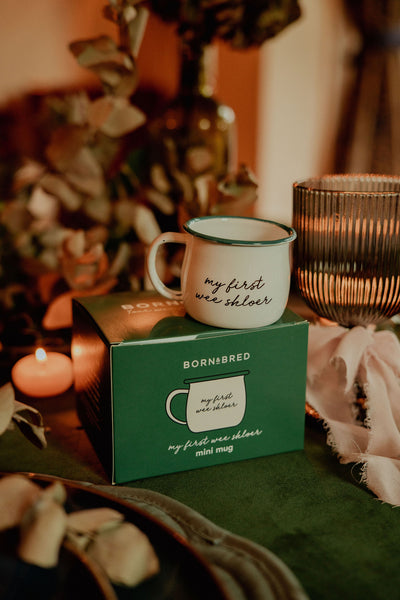 My First Wee Shloer Enamel Mini Mug | Born & Bred