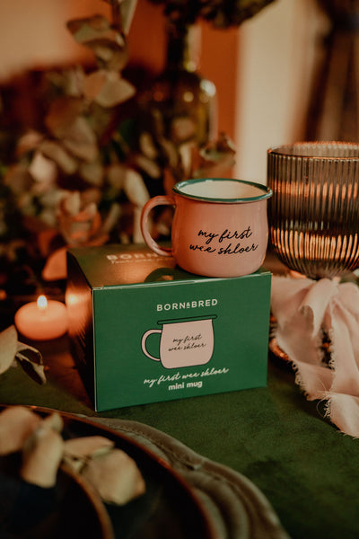 My First Wee Shloer Enamel Mini Mug | Born & Bred