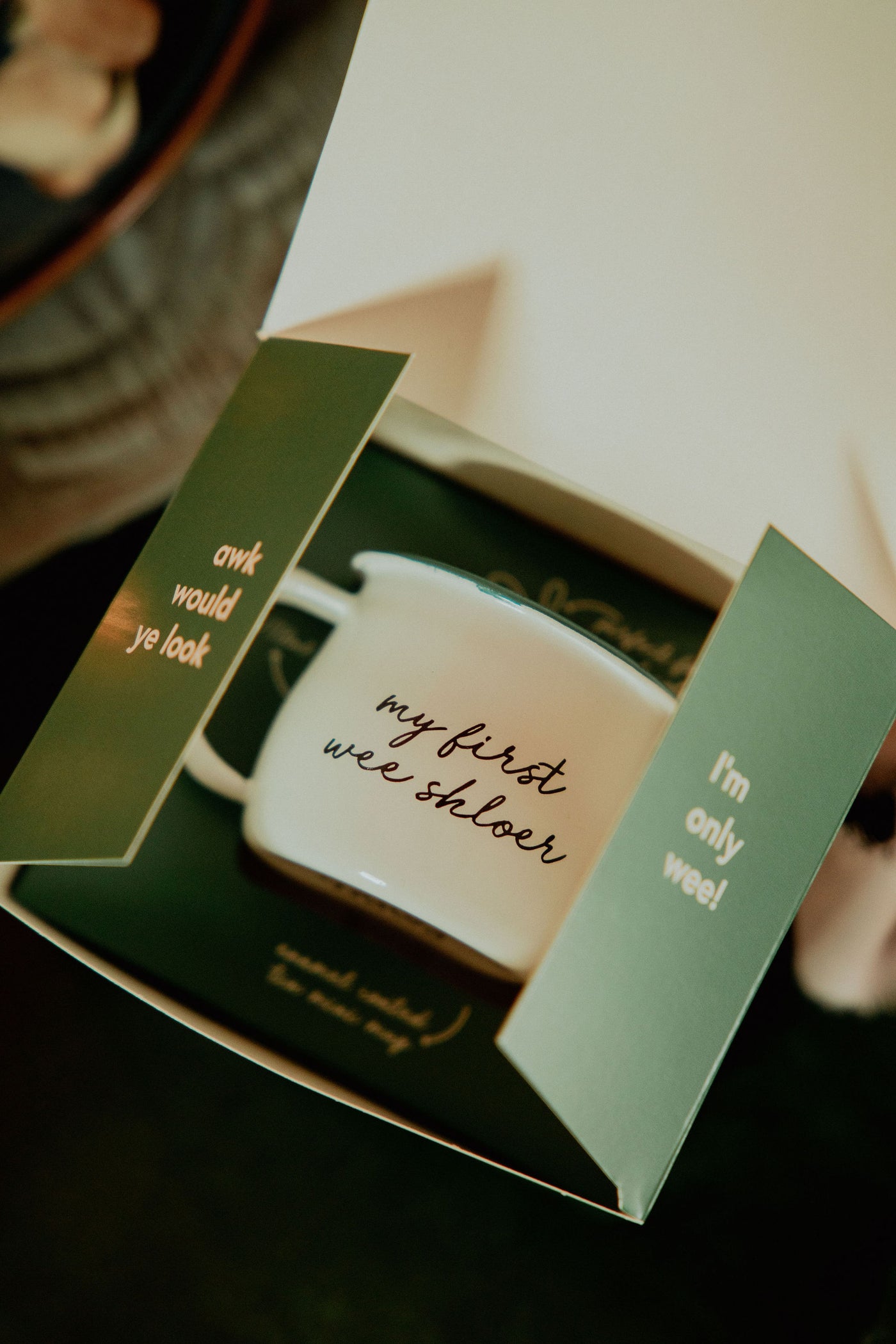 My First Wee Shloer Enamel Mini Mug | Born & Bred