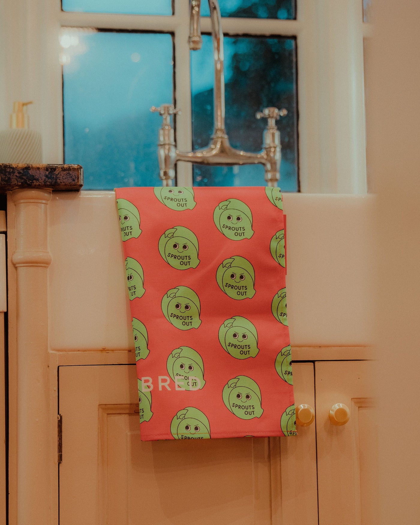 Sprouts Out Tea Towel | Born & Bred