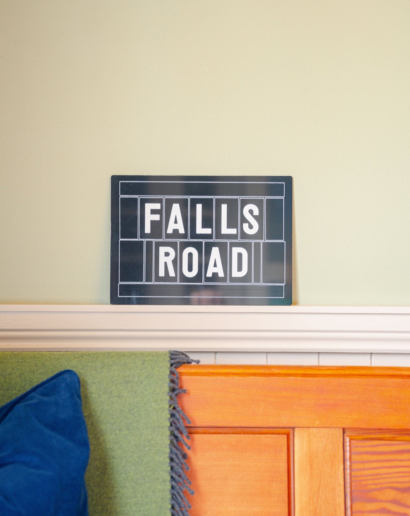 Falls Road Street Sign