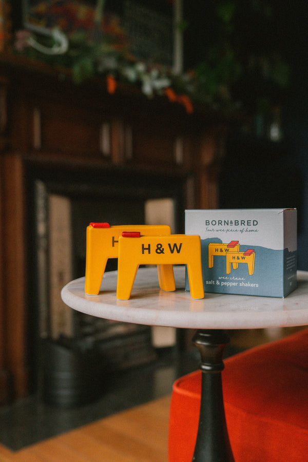 H&W Cranes Salt & Pepper Shakers | Born & Bred