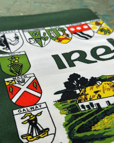 Map of Ireland Tea Towel