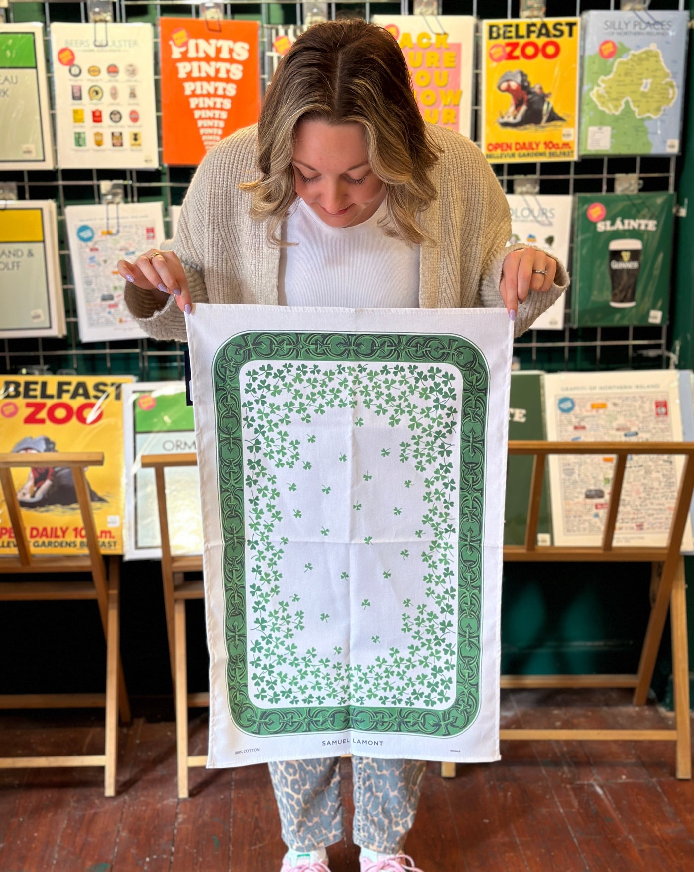 Shamrock Tara Tea Towel