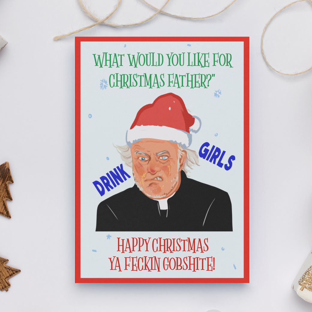 Father Jack Christmas Card