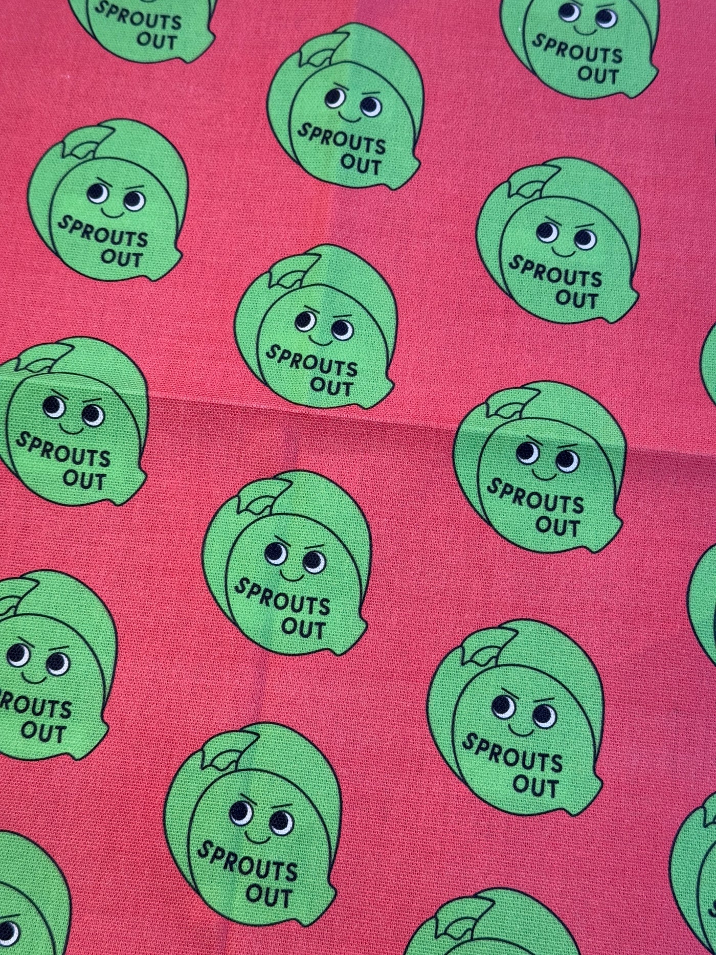 Sprouts Out Tea Towel