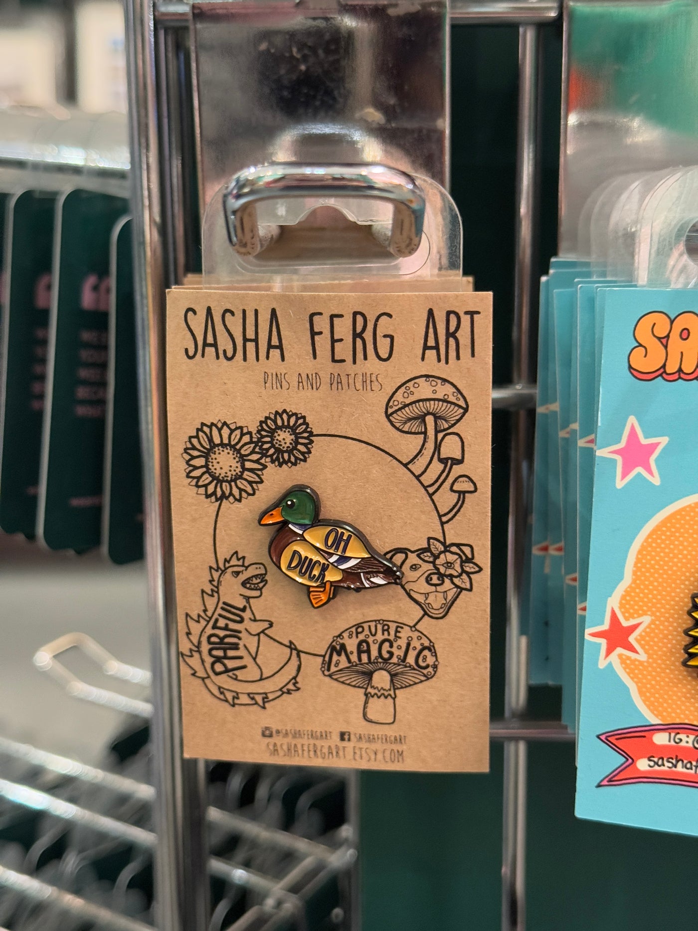 Oh Duck Pin | Sasha Ferg Art